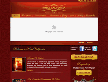 Tablet Screenshot of hotelcaliforniabaja.com